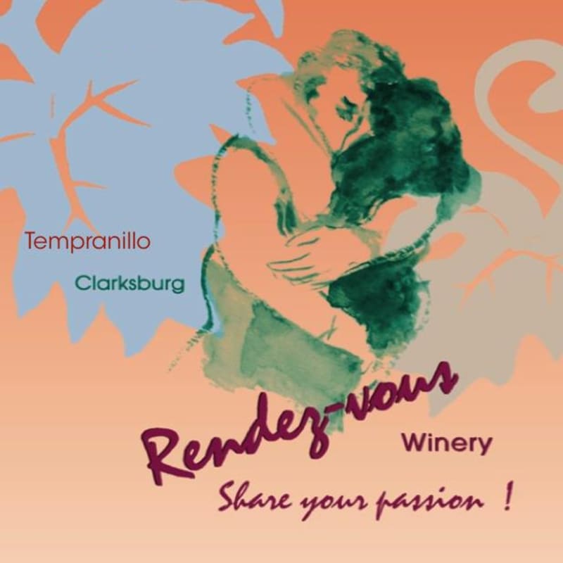 Rendez-Vous Winery Tempranillo 2013 Front Label