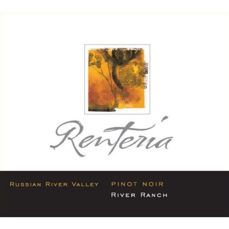 Renteria Wines Pinot Noir 2014 Front Label