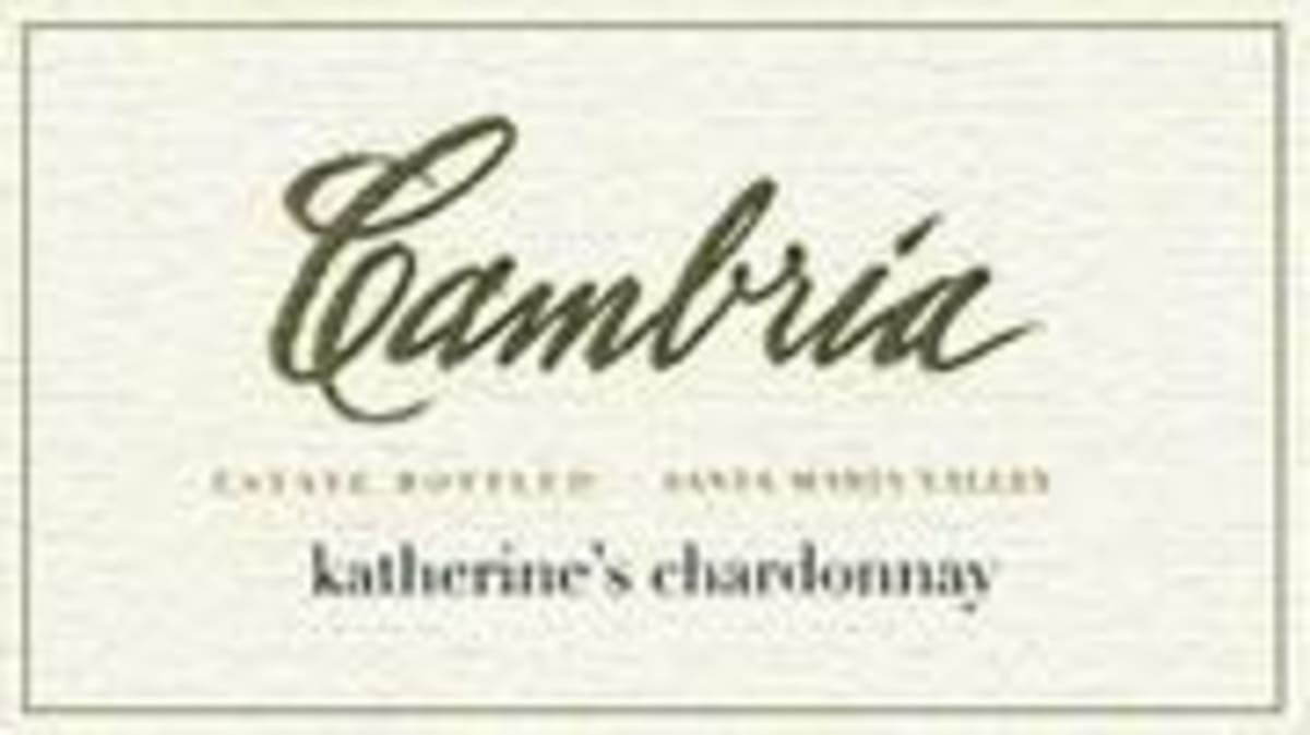 Cambria Katherine's Vineyard Chardonnay 2001 Front Label