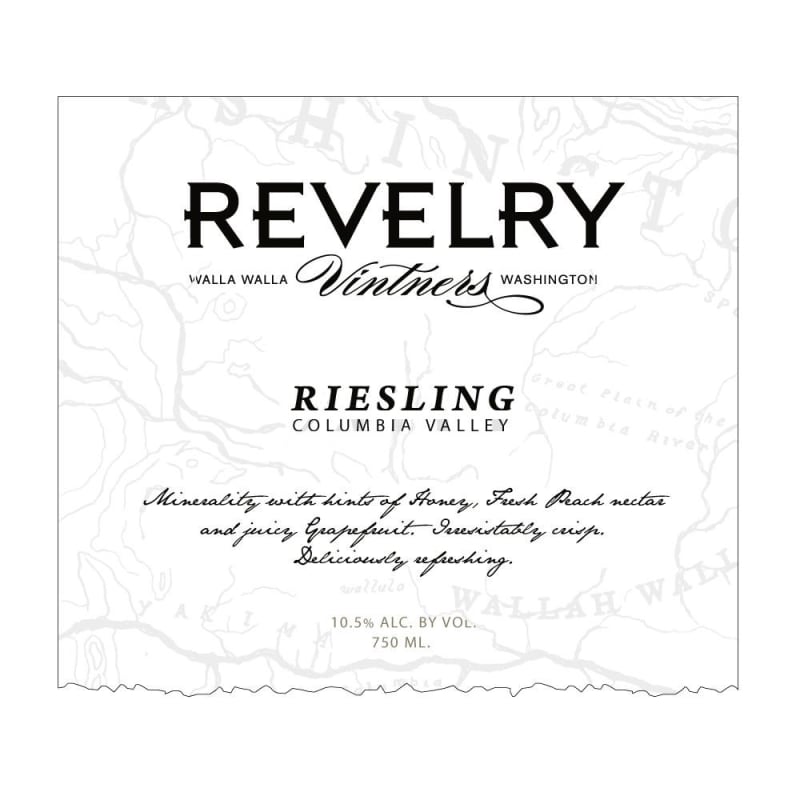 Revelry Vintners Riesling 2014 Front Label