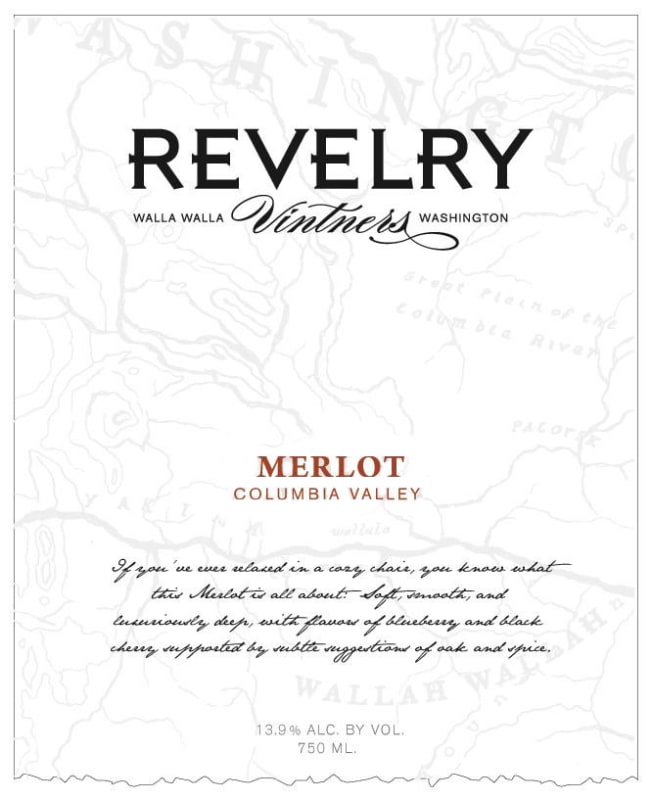 Revelry Vintners Merlot 2012 Front Label