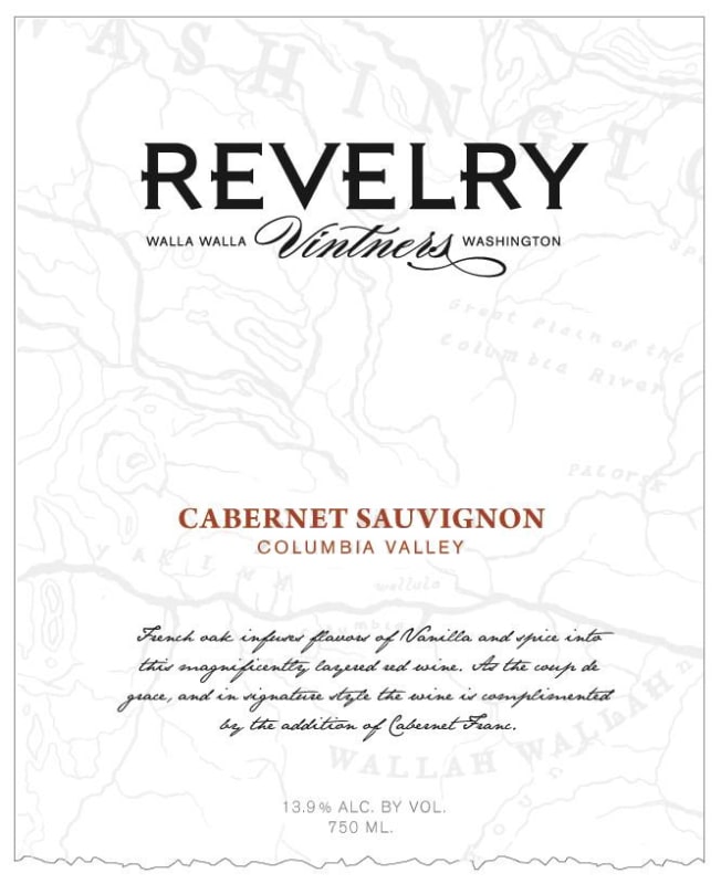 Revelry Vintners Cabernet Sauvignon 2013 Front Label