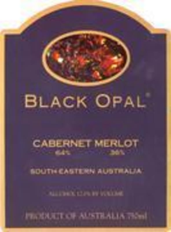 Black Opal Cabernet/Merlot 2001 Front Label
