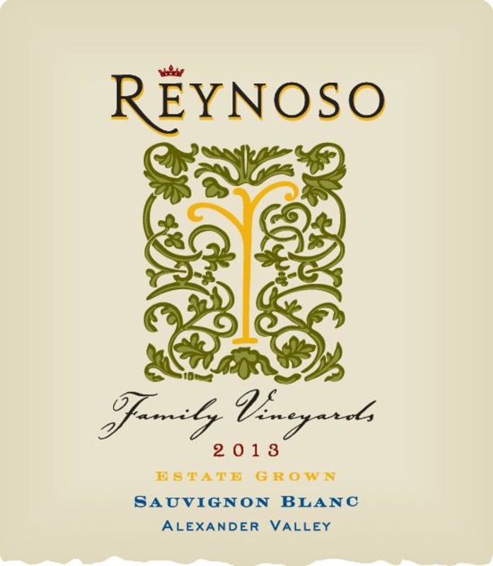 Reynoso Family Vineyards Sauvignon Blanc 2013 Front Label