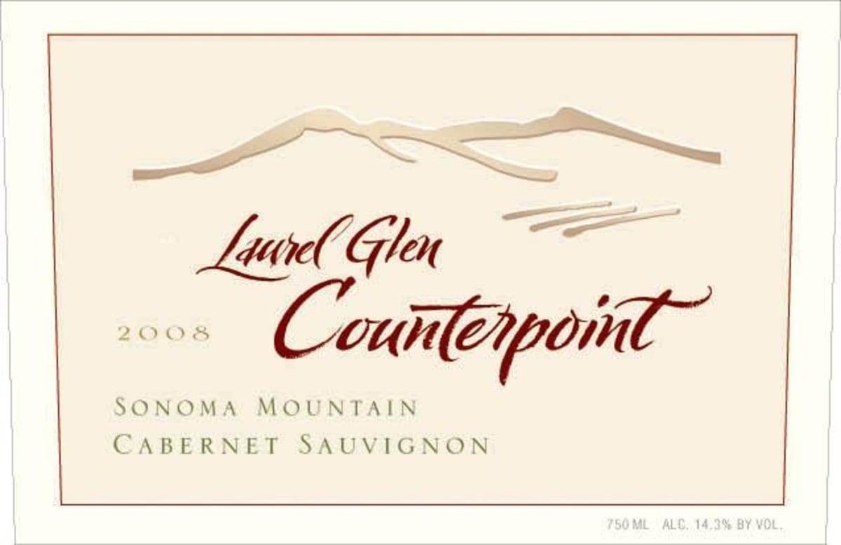 Laurel Glen Vineyard Counterpoint Cabernet Sauvignon 2008 Front Label