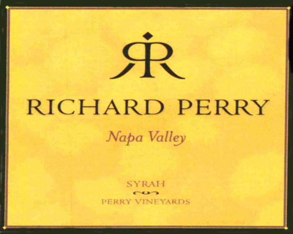 Richard Perry Wines Syrah 2013 Front Label