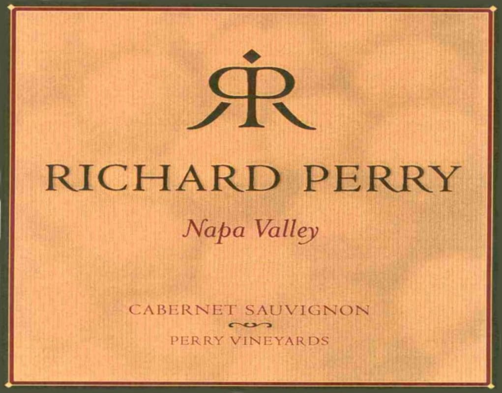 Richard Perry Wines Cabernet Sauvignon 1999 Front Label