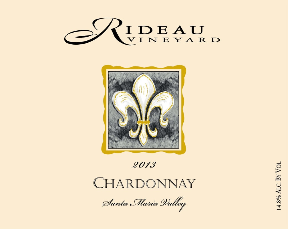 Rideau Vineyard Chardonnay 2013 Front Label