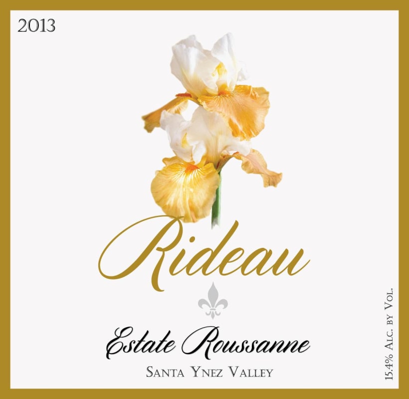 Rideau Vineyard Estate Roussanne 2013 Front Label