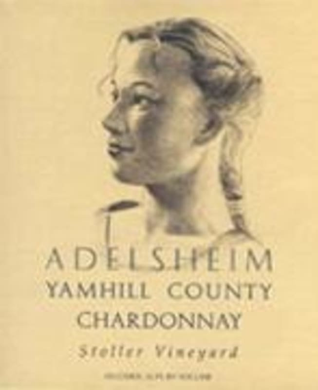 Adelsheim Stoller Vineyard Chardonnay 2000 Front Label