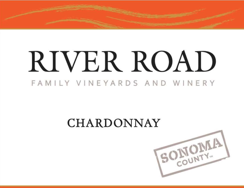 River Road Vineyards Chardonnay 2014 Front Label