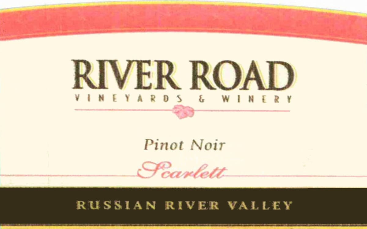 River Road Vineyards Scarlett Vineyard Pinot Noir 2007 Front Label