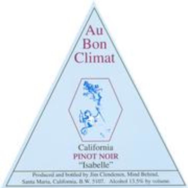 Au Bon Climat Isabelle Pinot Noir 2000 Front Label
