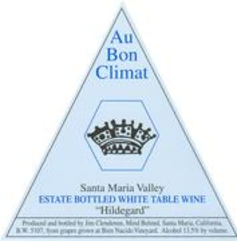 Au Bon Climat Hildegard Estate White Blend 2000 Front Label