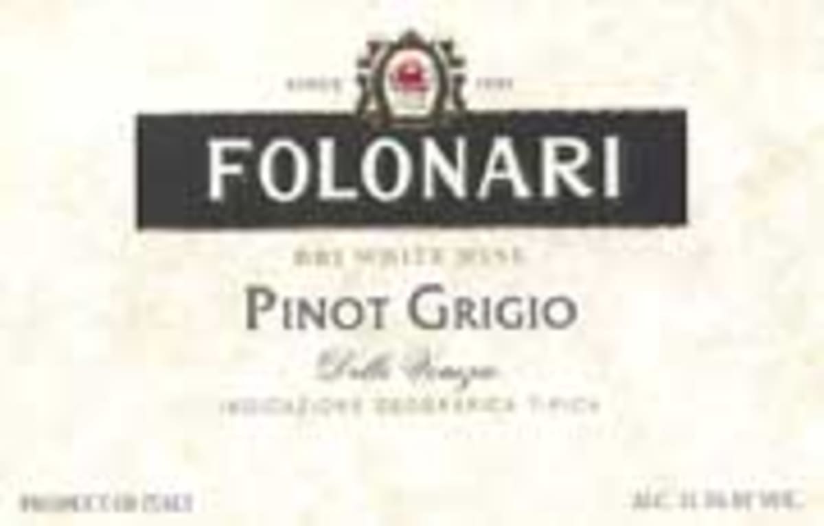 Folonari Pinot Grigio delle Venezie 2002 Front Label