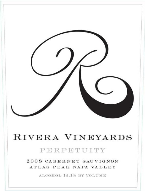 Rivera Vineyards Perpetuity Cabernet Sauvignon 2008 Front Label