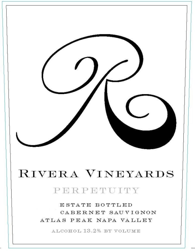 Rivera Vineyards Perpetuity Cabernet Sauvignon 2012 Front Label