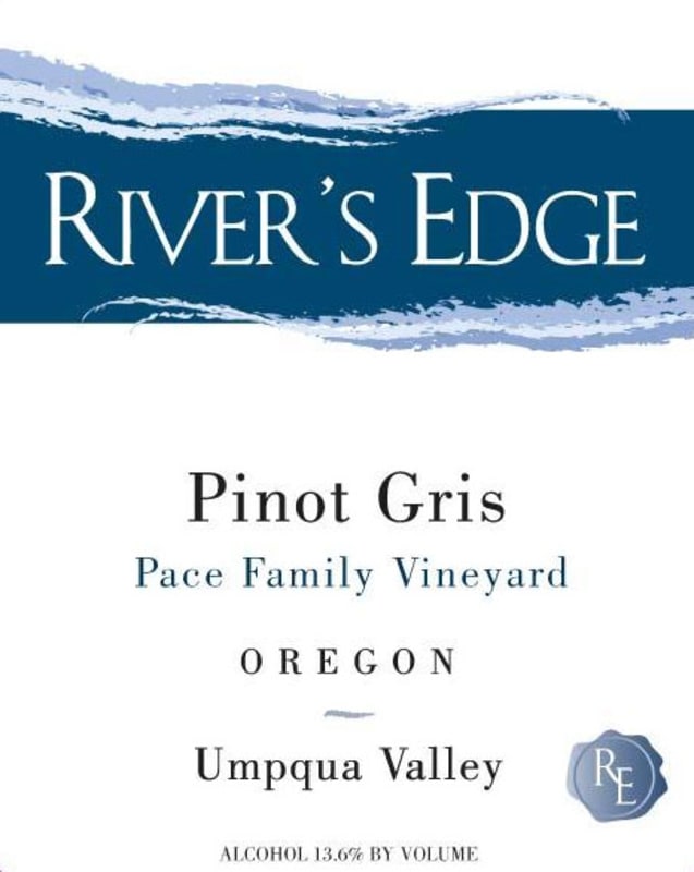 River's Edge Pinot Gris 2012 Front Label