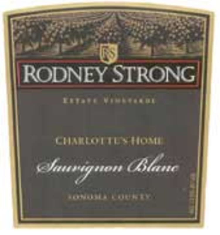 Rodney Strong Sauvignon Blanc 2001 Front Label