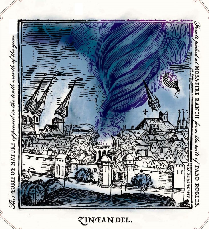 RM Vineyards Force of Nature Zinfandel 2014 Front Label