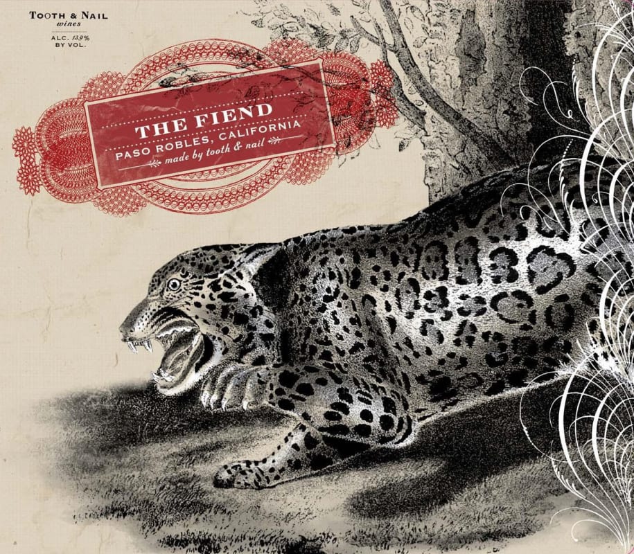 RM Vineyards Tooth Nail Wines The Fiend 2013 Front Label
