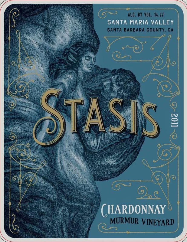 RM Vineyards Murmur Vineyard Stasis Chardonnay 2011 Front Label