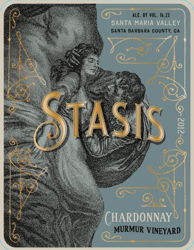 RM Vineyards Murmur Vineyard Stasis Chardonnay 2012 Front Label