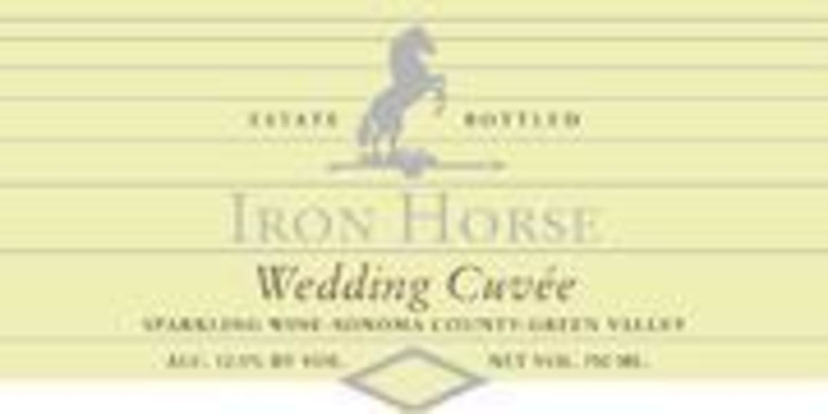 Iron Horse Wedding Cuvee 1999 Front Label