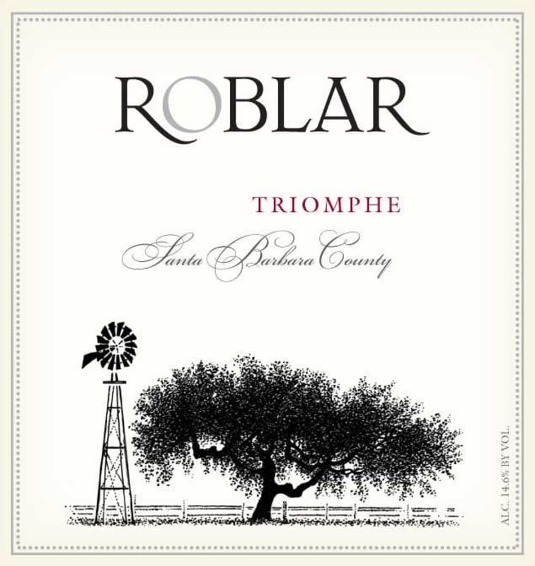 Roblar Winery Triomphe 2014 Front Label