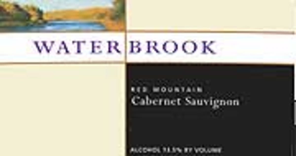 Waterbrook Cabernet Sauvignon 1999 Front Label