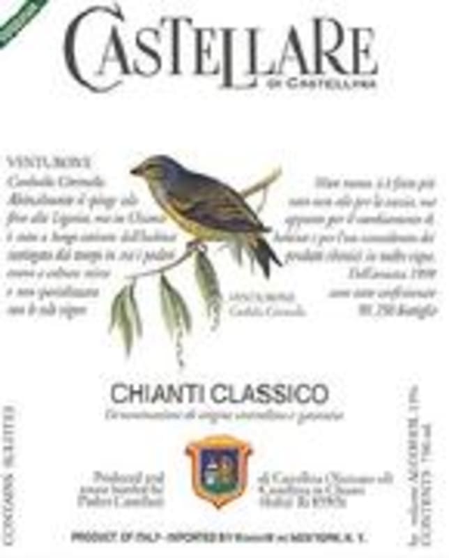 Castellare Chianti Classico Riserva 1999 Front Label