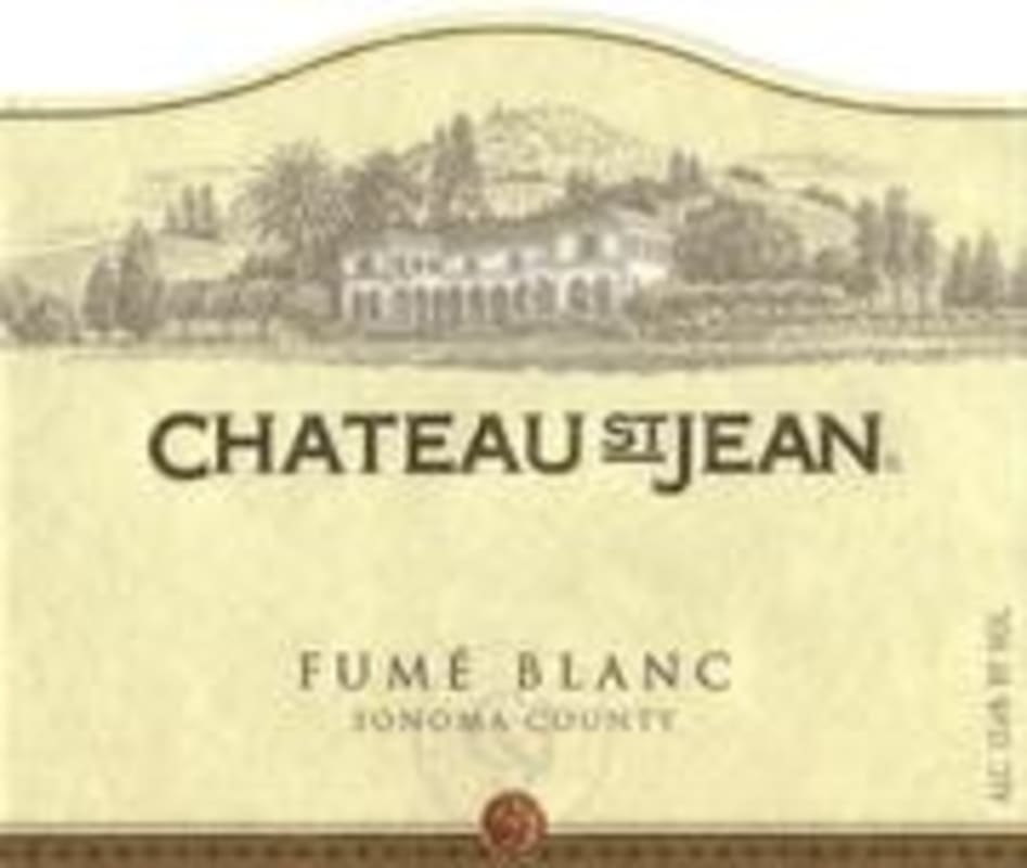 Chateau St. Jean Fume Blanc 1999 Front Label