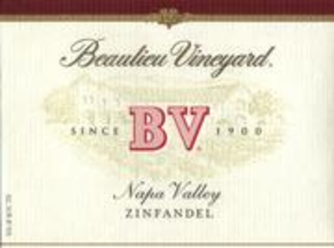 Beaulieu Vineyard Napa Zinfandel 2001 Front Label