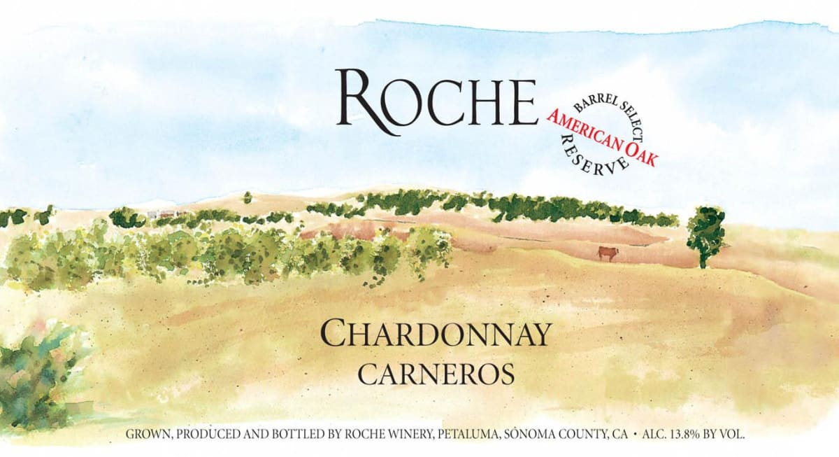 Roche Winery American Oak Barrel Select Reserve Chardonnay 2013 Front Label