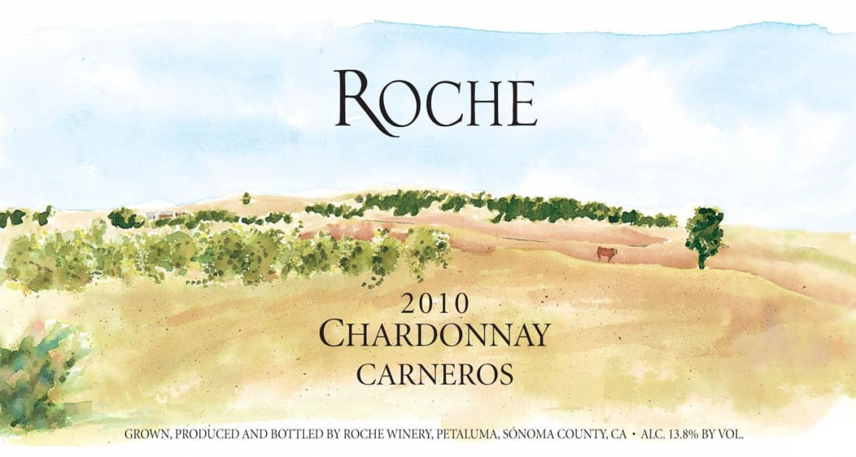 Roche Winery Chardonnay 2010 Front Label