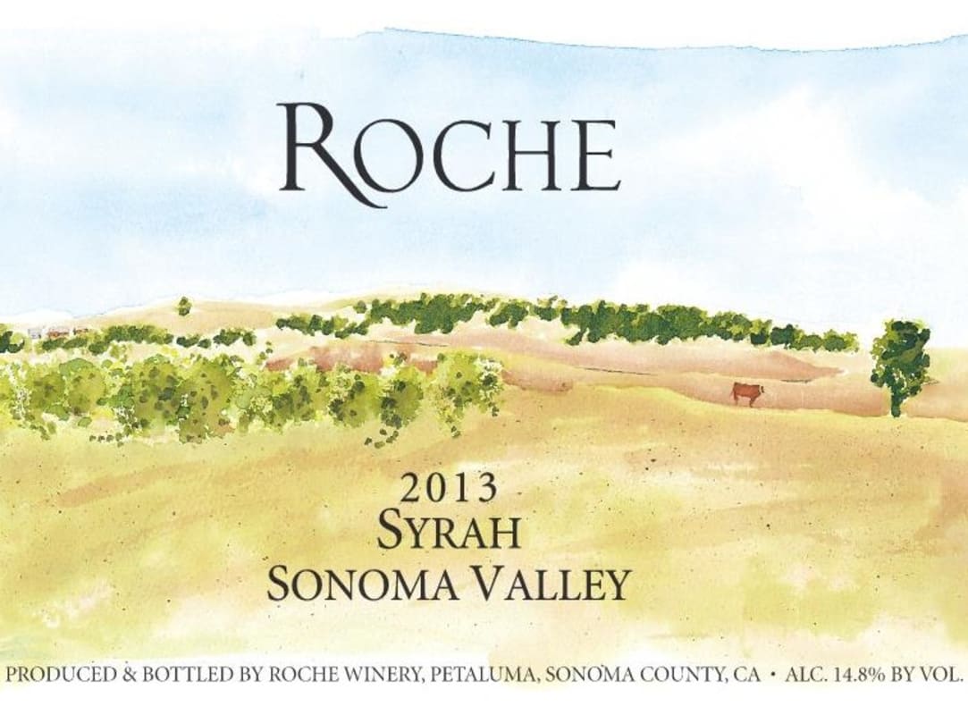 Roche Winery Syrah 2013 Front Label