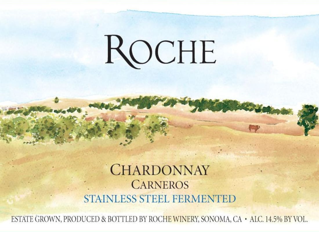 Roche Winery Stainless Steel Fermented Chardonnay 2012 Front Label