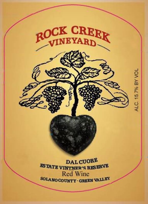 Rock Creek Vineyard Dal Cuore 2011 Front Label