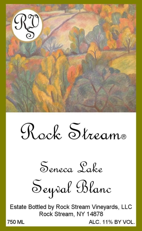 Rock Stream Vineyards Seyval Blanc 2013 Front Label