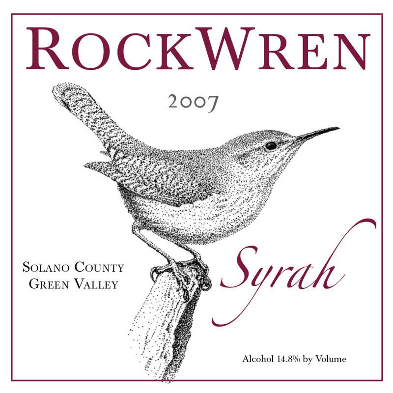 Rock Wren Wines Syrah 2007 Front Label