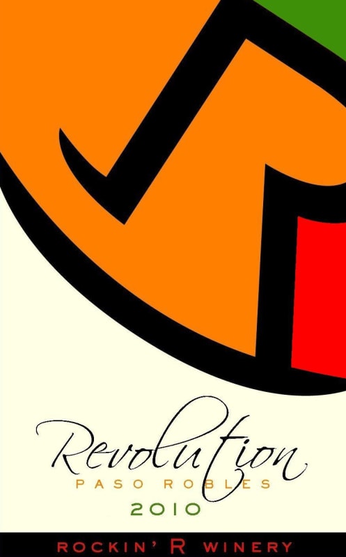 Rockin-R Winery Revolution 2010 Front Label