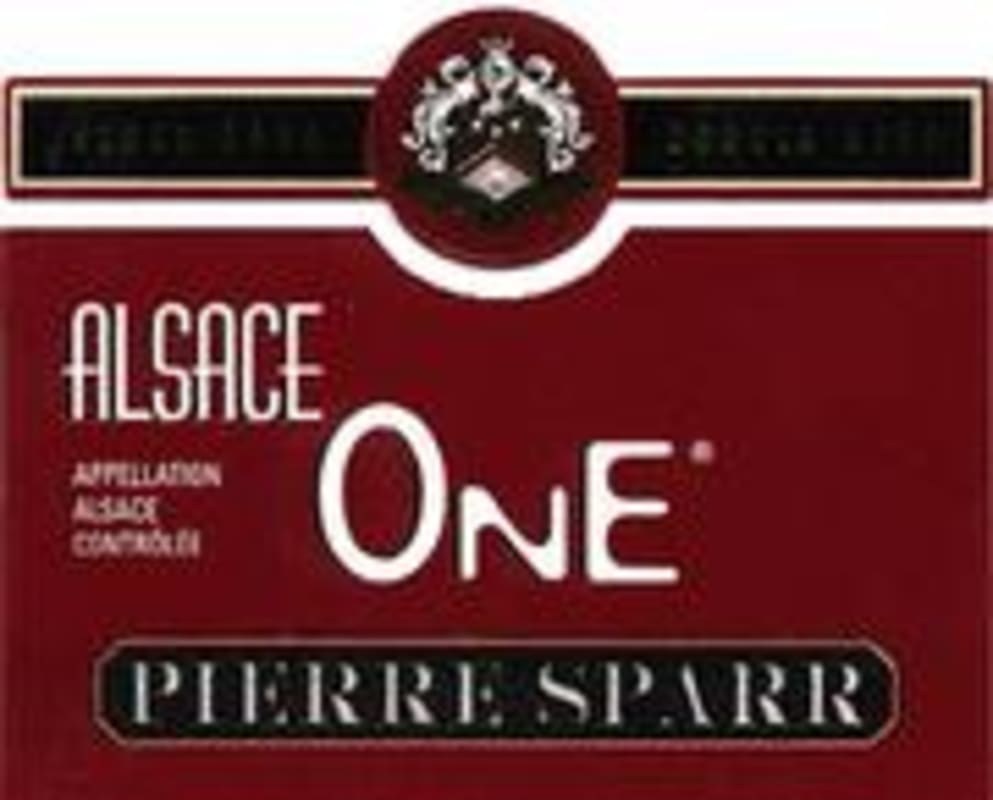 Pierre Sparr Alsace One 2001 Front Label
