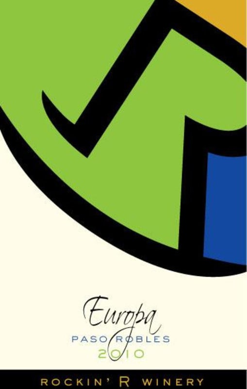 Rockin-R Winery Europa 2010 Front Label