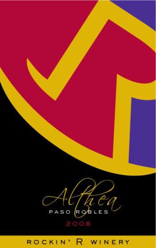Rockin-R Winery Althea 2008 Front Label