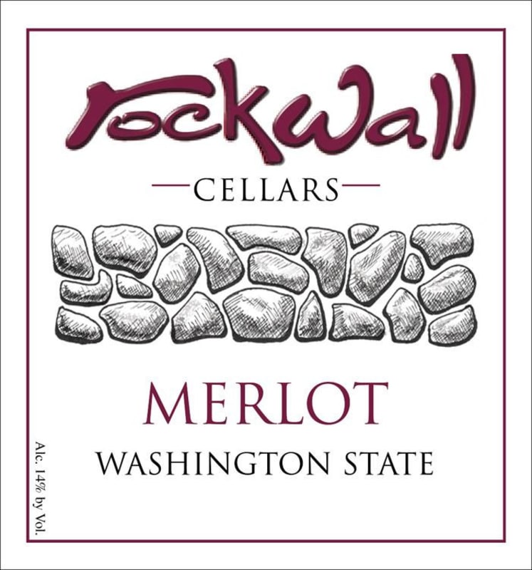 RockWall Cellars Merlot 2012 Front Label