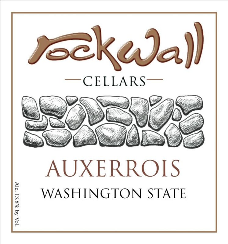 RockWall Cellars Auxerrois 2012 Front Label