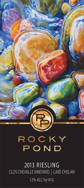 Rocky Pond Winery Clos Chevalle Vineyard Riesling 2013 Front Label