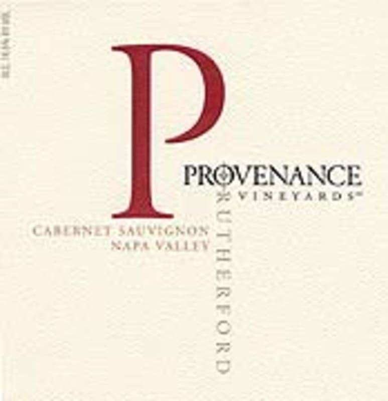 Provenance Vineyards Rutherford Cabernet Sauvignon 2000 Front Label