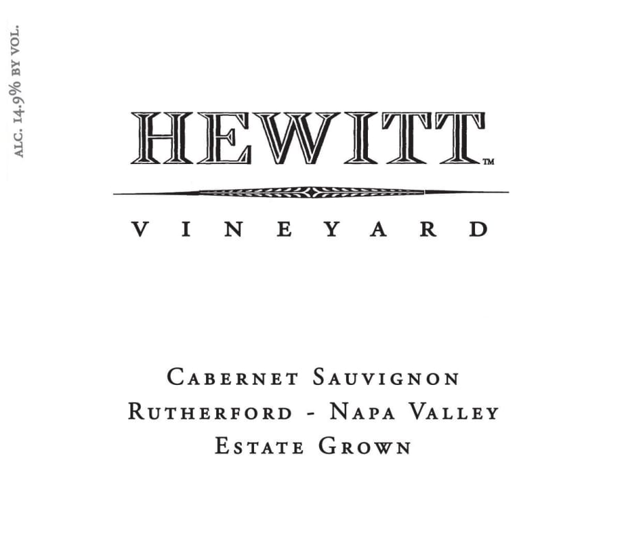 Provenance Vineyards Hewitt Vineyard Cabernet Sauvignon 2004 Front Label