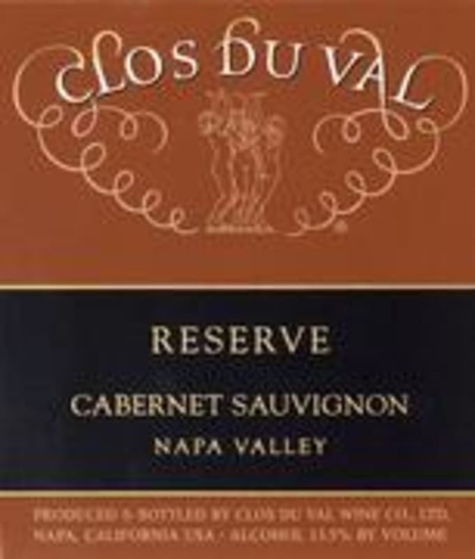 Clos du Val Reserve Cabernet Sauvignon 1995 Front Label